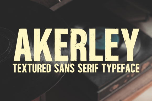 Akerley Font for Business Branding