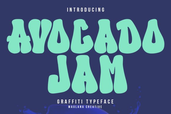 Avocado Jam Font for Creative Web Projects