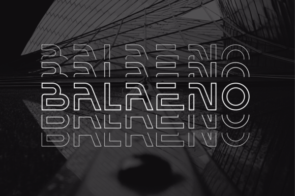 Balaeno Inline Font for Web Design