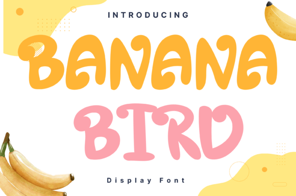 Banana Bird Font for Creative Campaigns