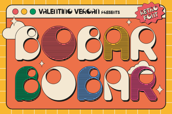 Bobar: A Retro-Inspired Font for Bold Branding