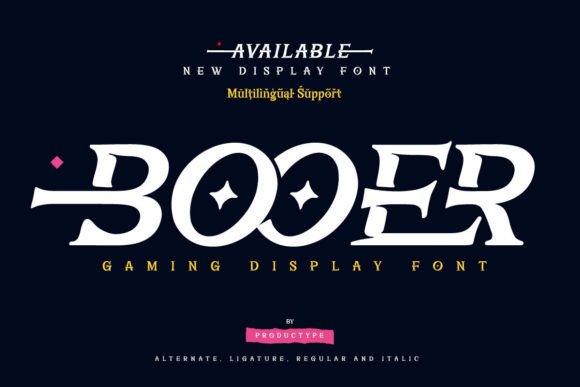 Booer: A Bold Font for Business Branding