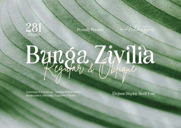 Bunga Zivilia Font Review