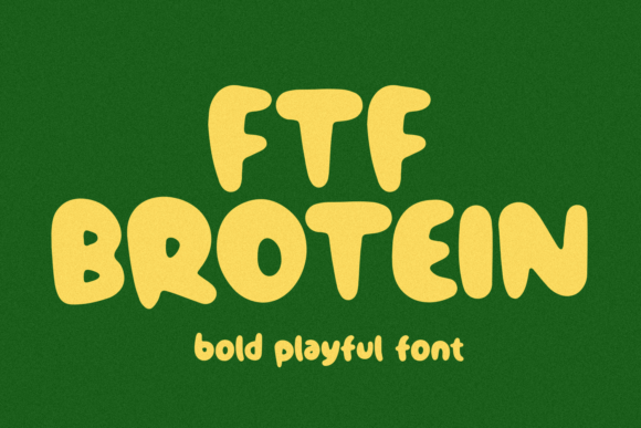 Ftf Brotein Font for Creative Brands