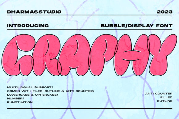 Graphy: A Bold Display Font