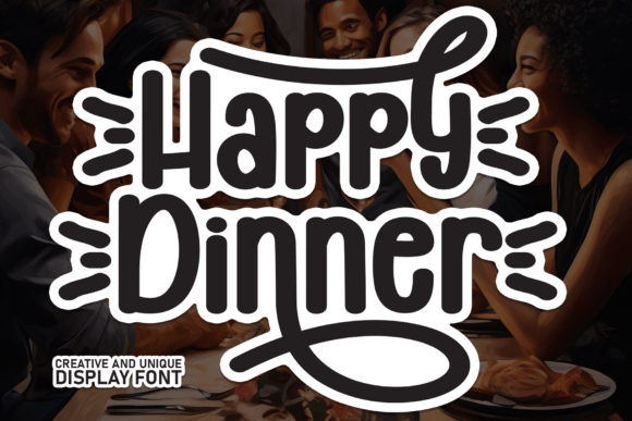 Happy Dinner Font Review
