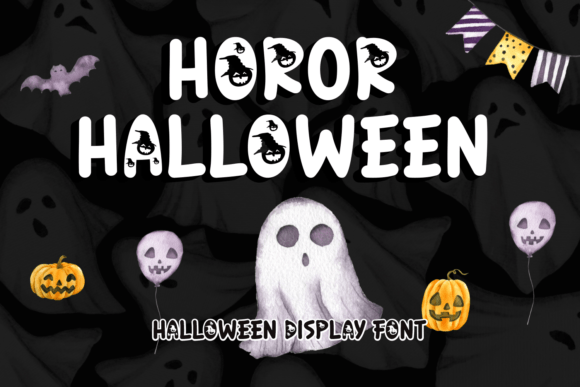 Horor Halloween Font for Web Design