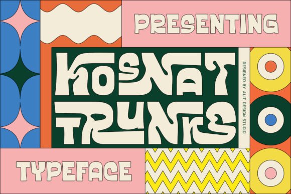 Kosnat Trunks Font for Bold Branding