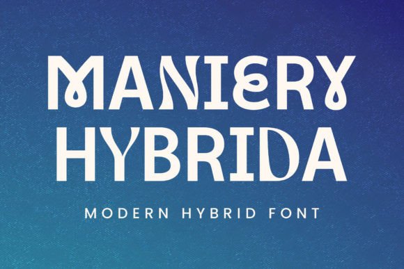 Maniery Hybrida: A Font for Fresh Branding