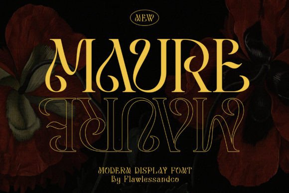 Maure: A Modern Display Font