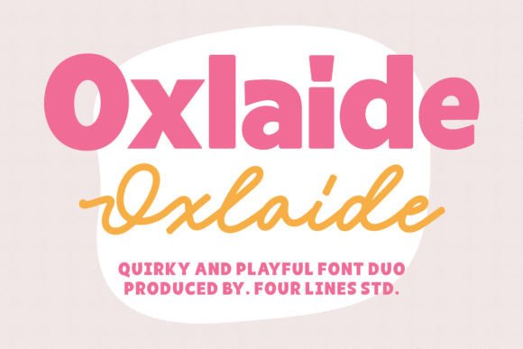 Oxlaide Font for Web Design