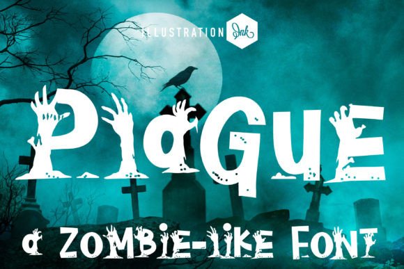 Plague Font: Magical Display Type
