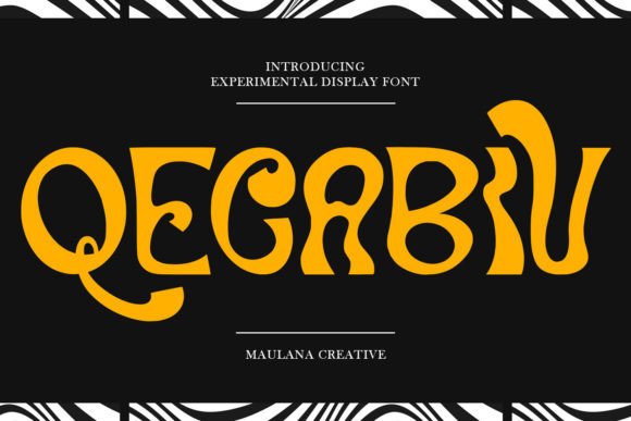 Qecabiv: Bold Display Font