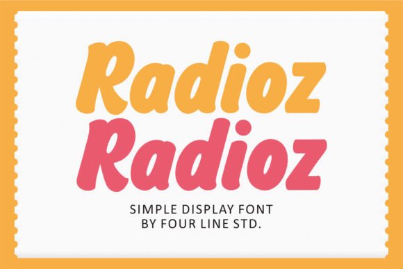Radioz Font for Editorial Design
