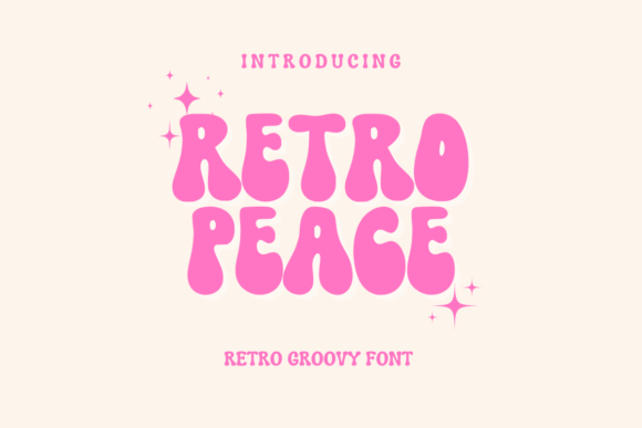 Retro Peace Font for Creative Campaigns