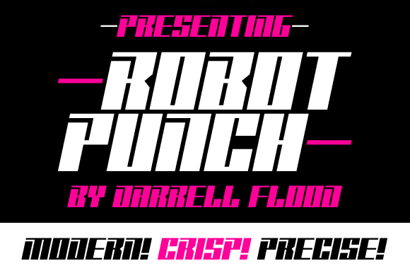 Robot Punch Font for Bold Branding