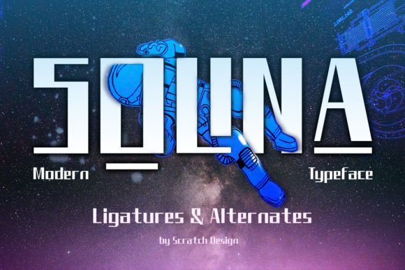 Solina Font: Futuristic Typography