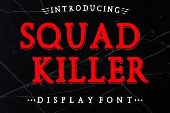 Squad Killer Font for Creative Projects