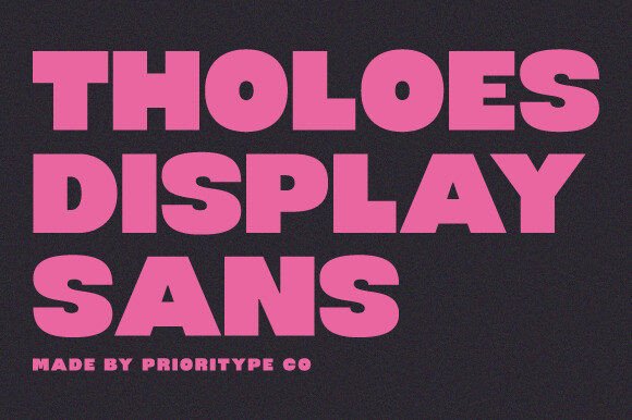 Tholoes Font for Creative Makers