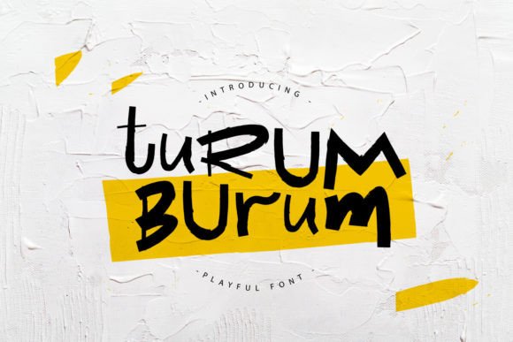 Turum Burum Font for Creative Design