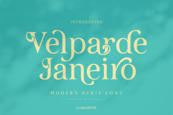Velparde Janeiro Font for Elegant Branding