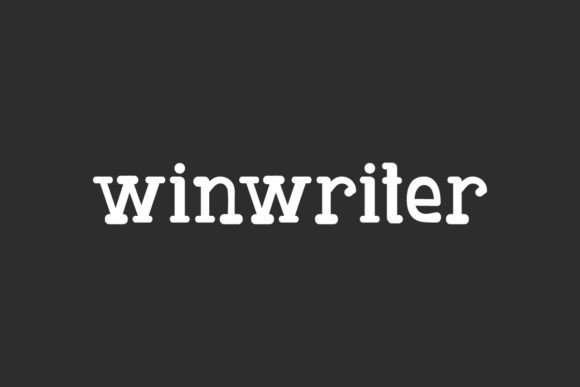 Winwriter Font for Web Design